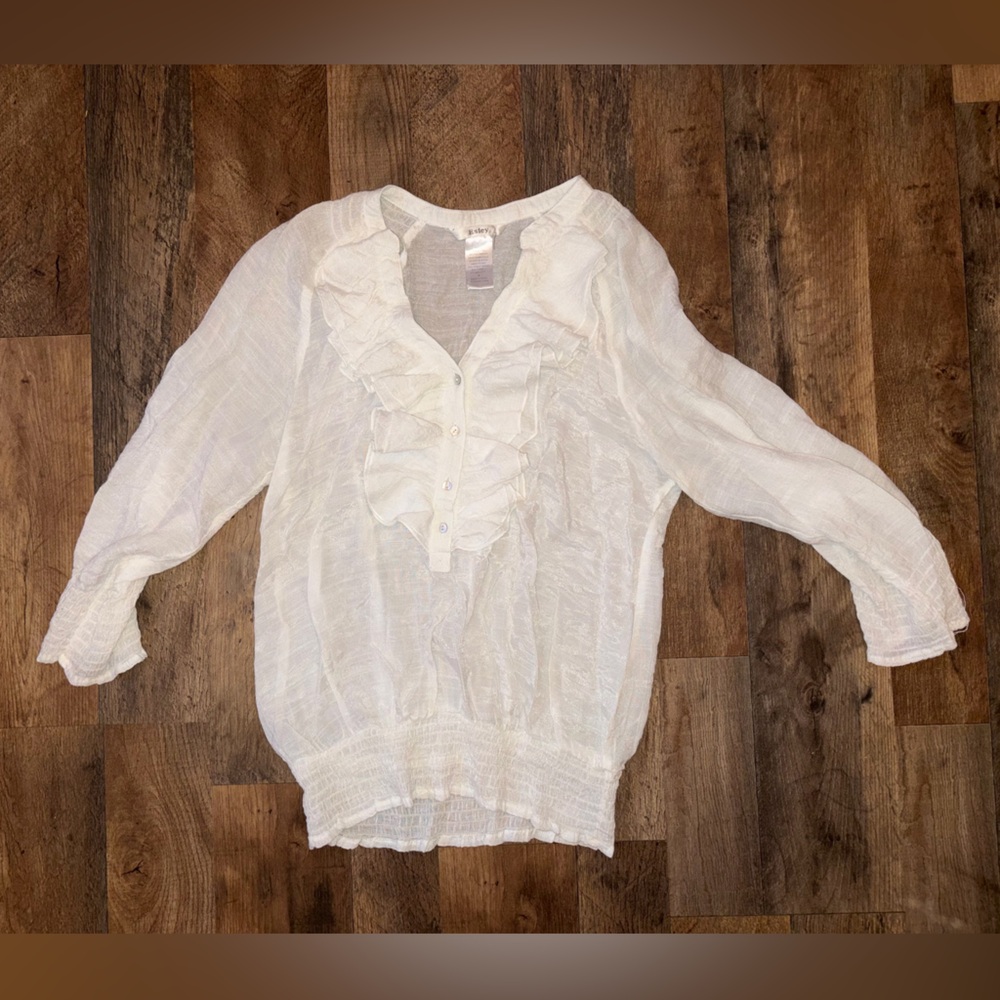 Esley button blouse